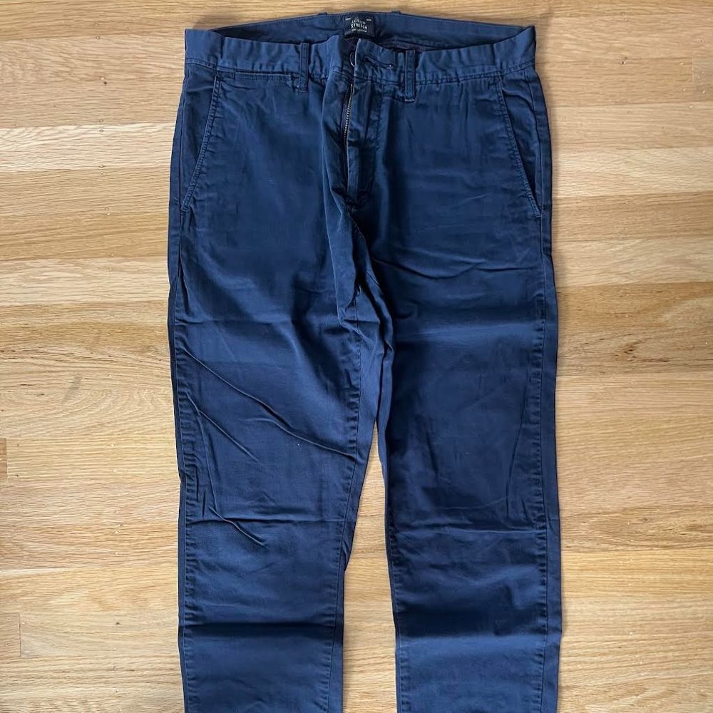 J Crew Stretch Pants - Navy